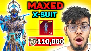 MAXED Poseidon X-Suit With 110,000 UC in BGMI • Max Poseidon X-Suit Crate Opening in BGMI And PUBGM