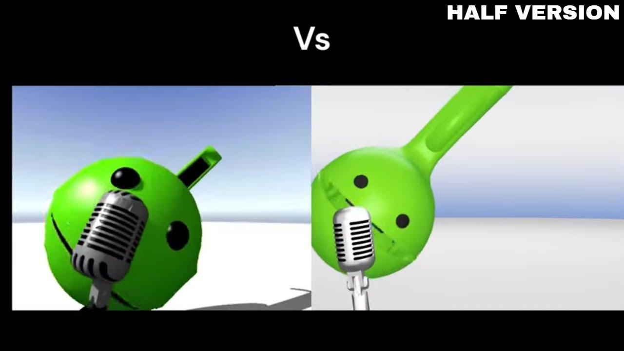 Gummy Bear But Otamatone Vs Otamatone Half Version