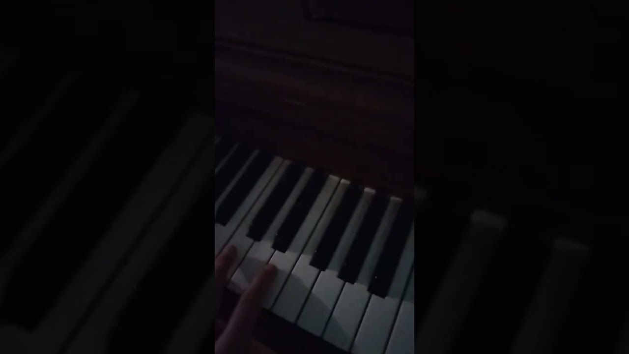 how to play RUSH E on a old piano YouTube