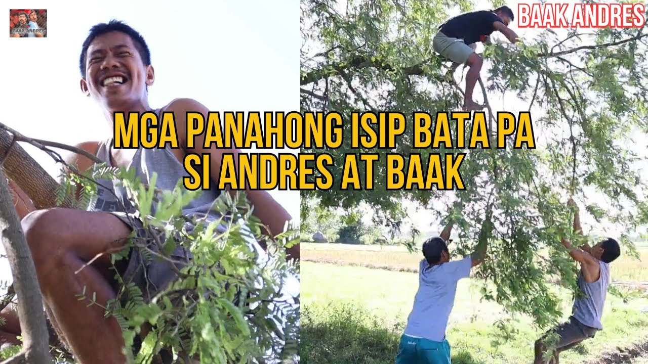 Mga panahong isip bata pa si andres at baak - Baak Andres