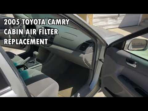 2000 - 2005 TOYOTA CAMRY CABIN AIR FILTER REPLACEMENT SIMPLE AND EASY