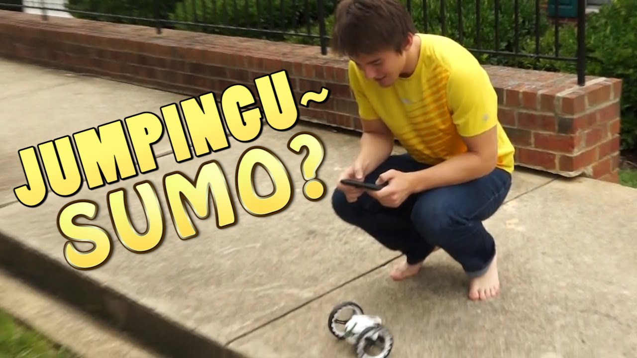 Someone Sent Me a Jumping Sumo Minidrone | (We Stink at Controls)