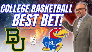 Baylor vs Kansas Predictions and BEST Bets! | Friday College Basketball Picks