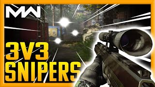 We Tried 3V3 Snipers Only... - Call Of Duty: Modern Warfare