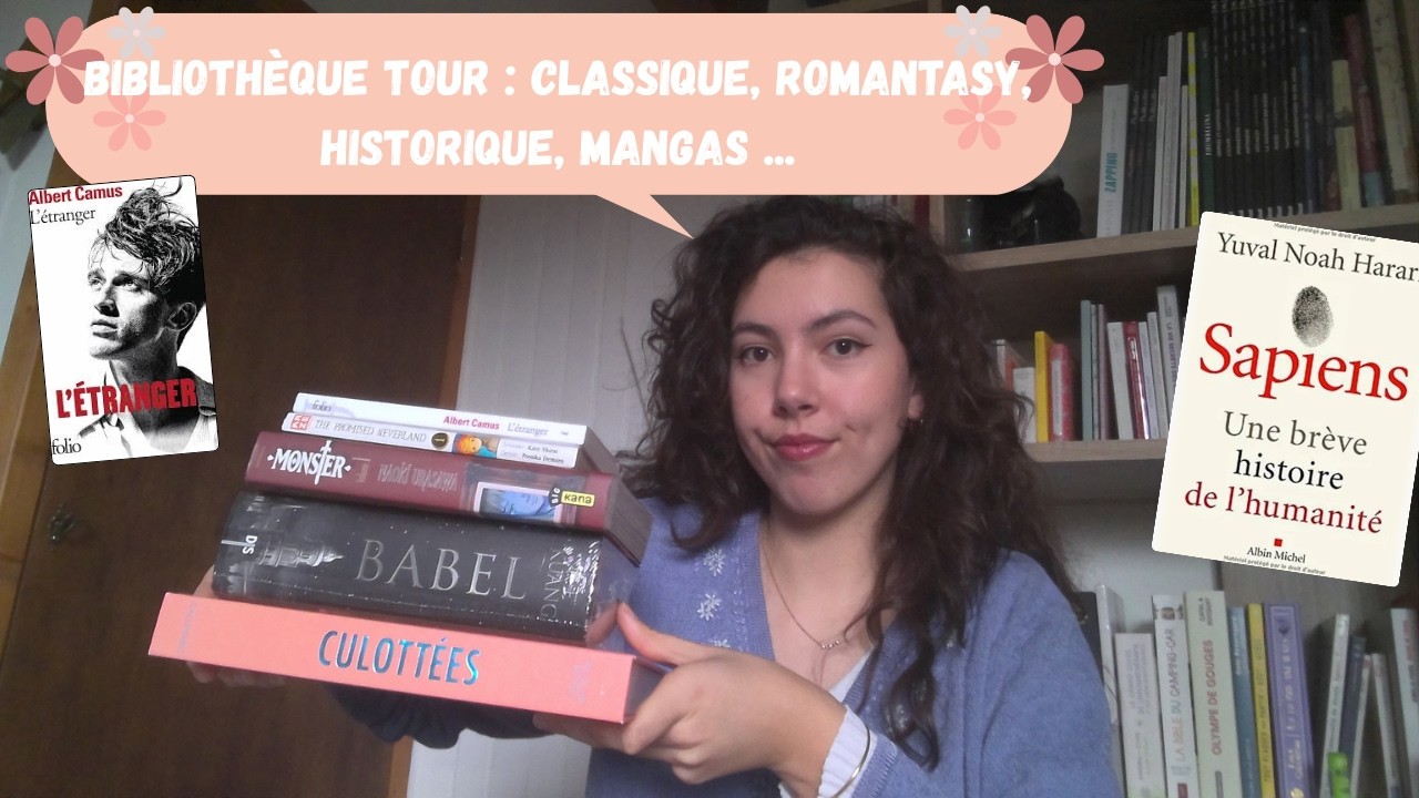 Bibliothèque Tour : unboxing et introduction de la chaîne :)