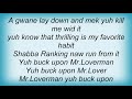 Shabba Ranks - Mr. Loverman Lyrics