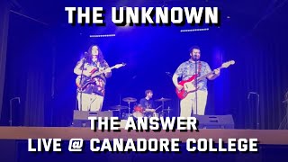 The Unknown - The Answer (Live @ Canadore College, North Bay ON) | Original Song