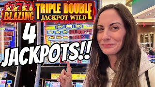 🔥The Nudging Stacks Were Blazing Hot Again‼️Triple Double Jackpot Wild Blazing 777 screenshot 3