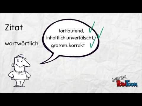 Video: Unterschied Zwischen Zitat Und Ticket