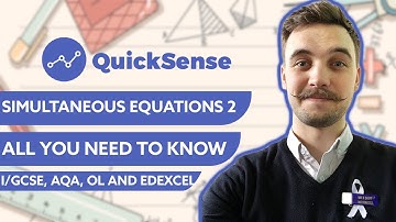 How to solve simultaneous equations 2  | GCSE & IGCSE Maths | AQA, Edexcel, CIE, OCR and O Levels