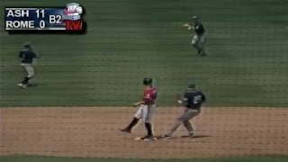 R-Braves' Davidson smokes a double