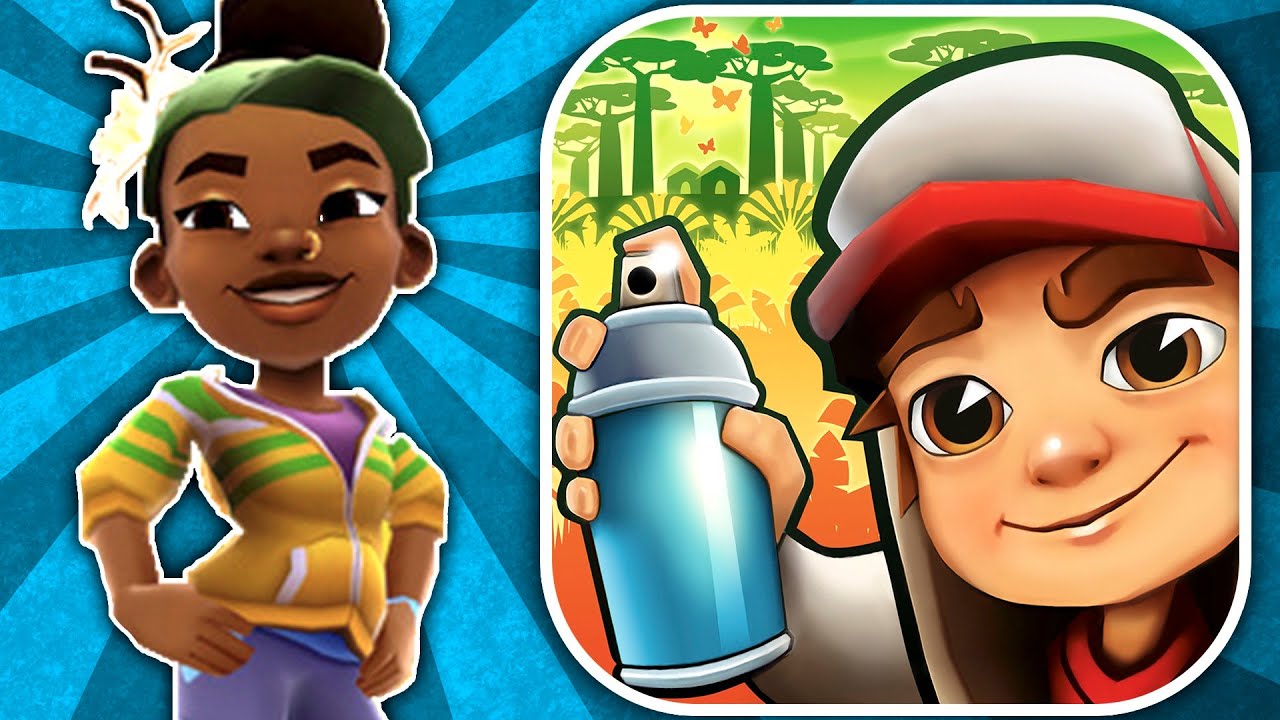 AINA AND THE CHAMELEON BOARD! Subway Surfers: Madagascar (iPhone ...