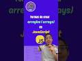 Cómo crear arrays en JavaScript ✅Trucos+ length + última posición #javascript #devtips #programacion
