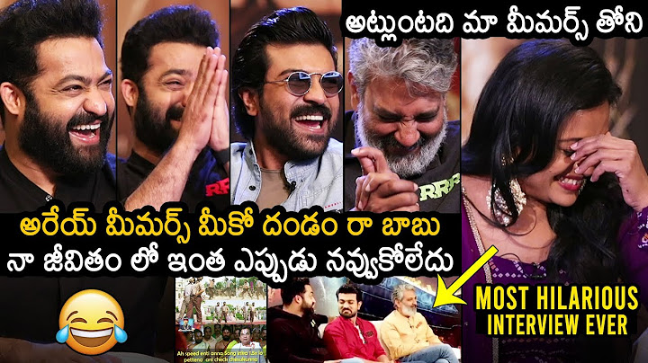 Anchor Suma MOST HILARIOUS INTERVIEW With RRR Team | Ram Charan | NTR | Rajamouli  | News Buzz