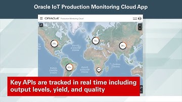 Oracle IoT Production Monitoring Cloud App