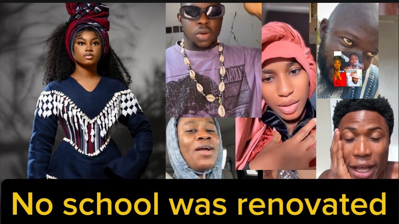 Mitchy lied against drilling borehole, fake renovation of school, Nigerians react#fyp#peoplereact