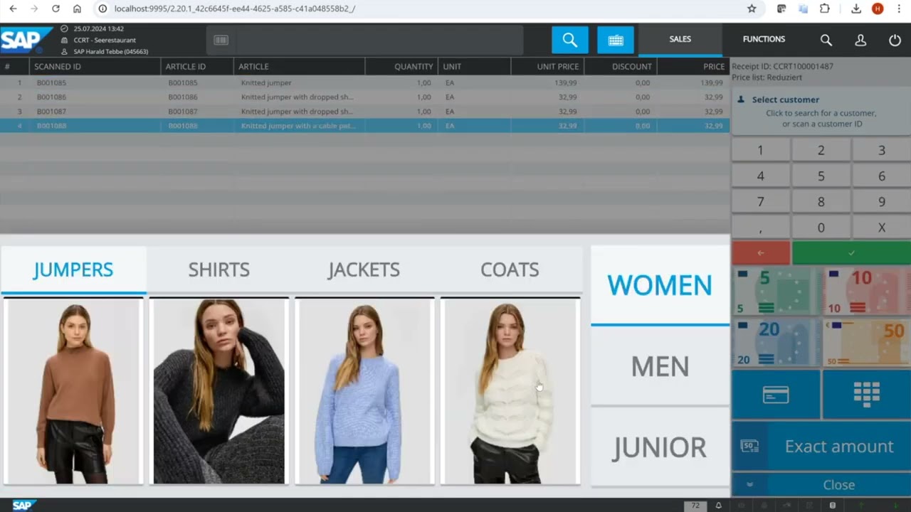 SAP Customer Checkout 2.0 FP20 & 19 (Released on 09-JUL-2024 and 26-MAR-2024)