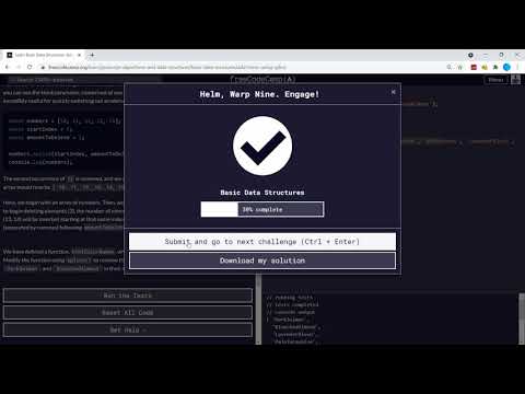 Basic Data Structures (6/20) | Add Items Using splice() | freeCodeCamp
