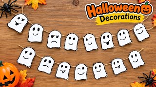 DIY Halloween decor 🎃 Easy Paper Garland
