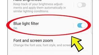 How To Turn On Blue Light Filter On Samsung Galaxy S9