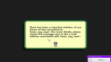 Toontown - 7/31/10 old clip of getting terminated in game