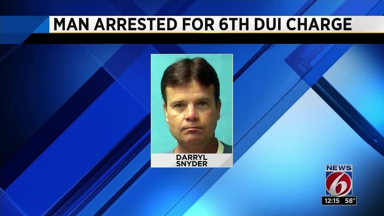 Man arrested for 6th DUI charge - YouTube