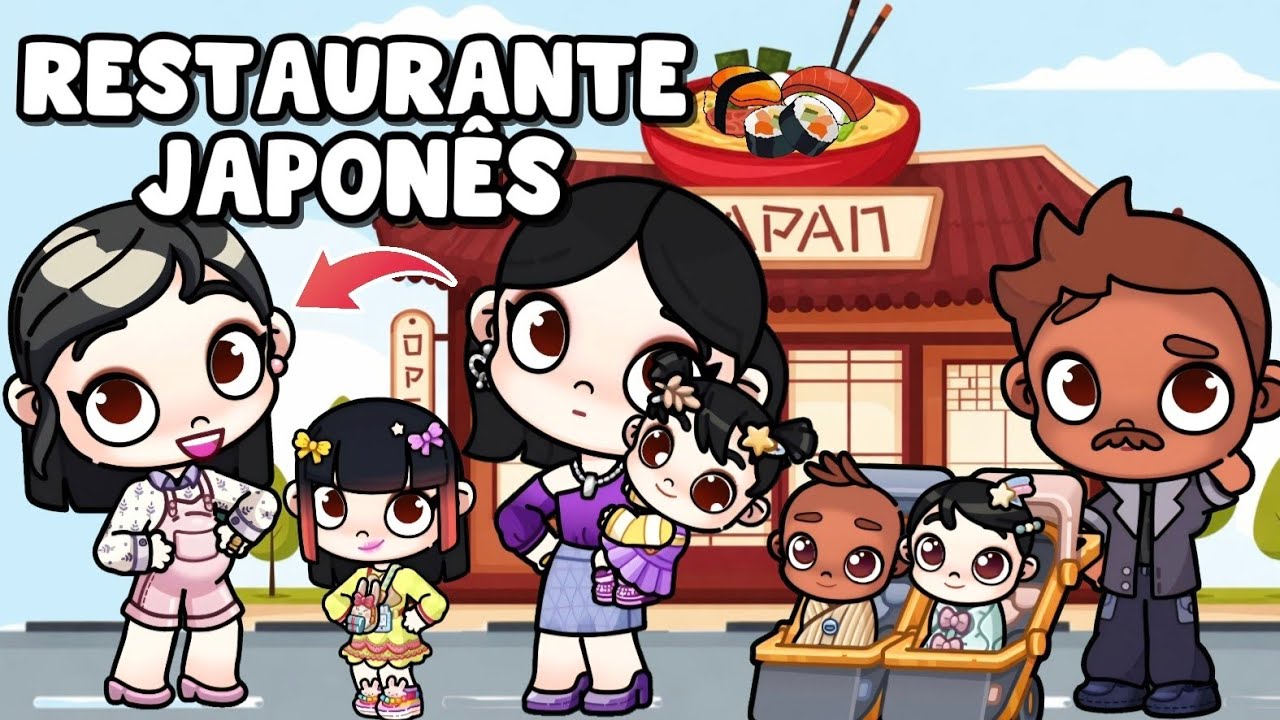 ROTINA NOVO RESTAURANTE JAPONÊS  E O NOME DA BEBÊ DE JÚLIA | AVATAR WORLD ROTINAS E HISTÓRIAS