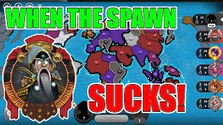 Terrible Spawn! No One will Accept my Alliance! RISK: Fixed Classic World Domination