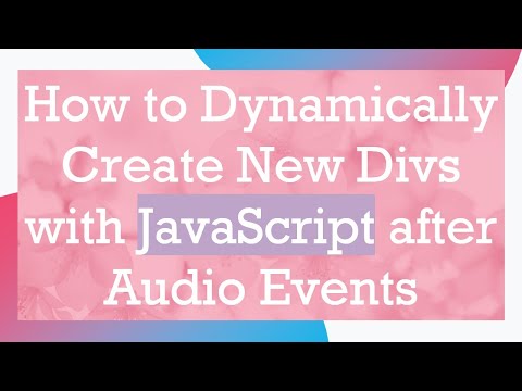 How to Dynamically