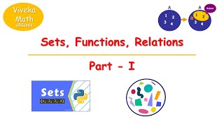 Sets, Functions, Relations - Part I in Tamil / Basic Maths