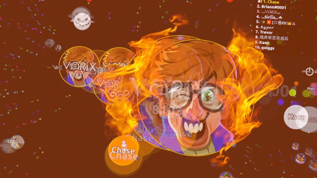 Agar.io - Varix & Chase DYNAMIC DUO UNCUT GAMEPLAY!!! BRUTAL DOUBLE CANNONSPLITS and POPSPLITS!!!