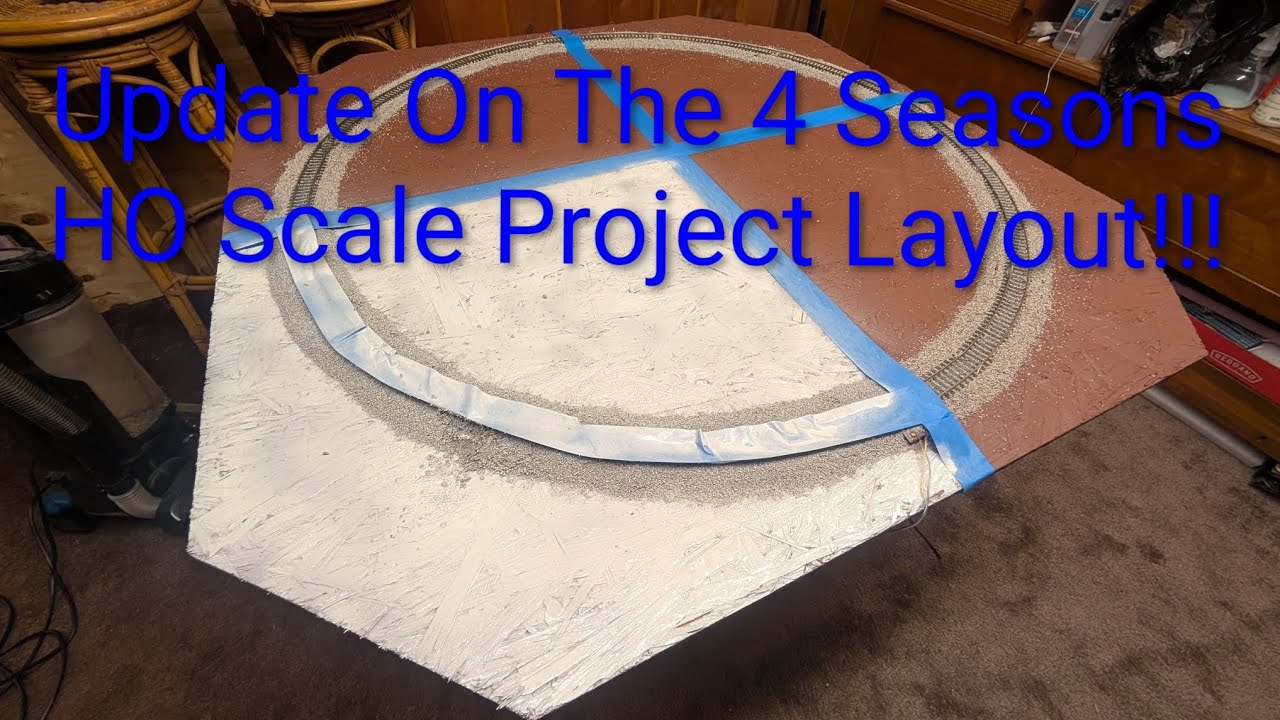 Update On The 4 Seasons HO Scale Project Layout!!! - YouTube