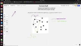 10-Convex hull: Graham scan algorithm combined with divide and conquer concept