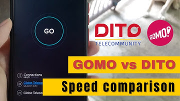 DITO vs GOMO | Speed comparison | Sino mas mabilis?