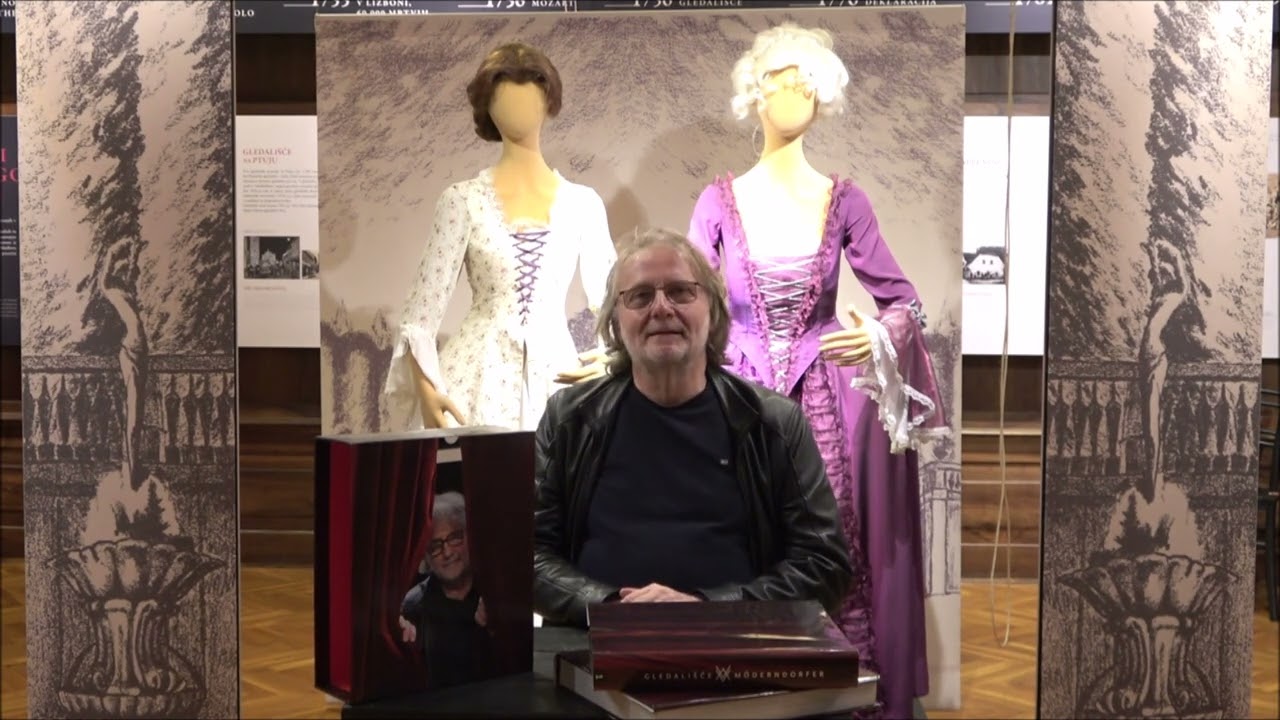 GLEDALIŠČE MÖDERNDORFER - nagovor avtorja razstave ob odprtju v Prešernovem gledališču