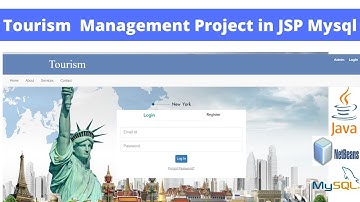 Tourism Management System Project in Java JSP Mysql, Netbeans