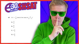 SHSAT 2023 | Test B | Problem 67 - IN 30 SECONDS OR LESS