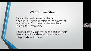 IBT's PBS Series#2, Parent Cafe#8:  Autism and Transition featuring Sean Swindler, M.S.Ed.