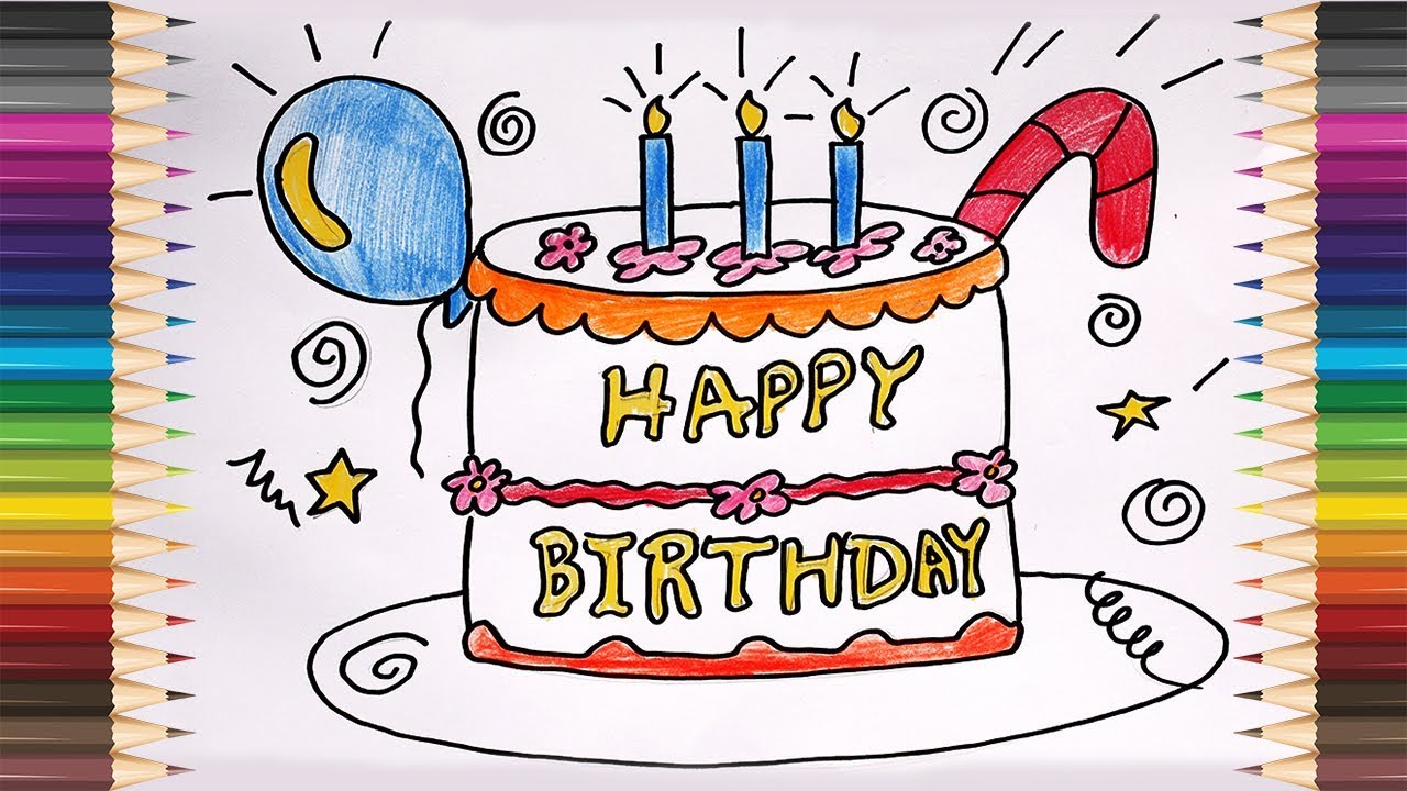 Рисовать рисунки на день рождения. Рисунки на др. Рисунок на день рождения легкий. Простые рисунки на день рождения. Срисовать рисунок на день рождения.