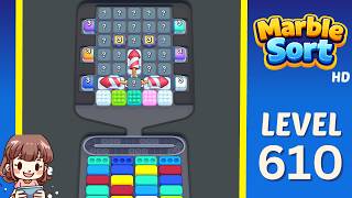 Marble Sort Level 610 Solution Walkthrough