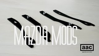 Mazda Mods Episode : 29 AAC bumper bracket mazda protege 5