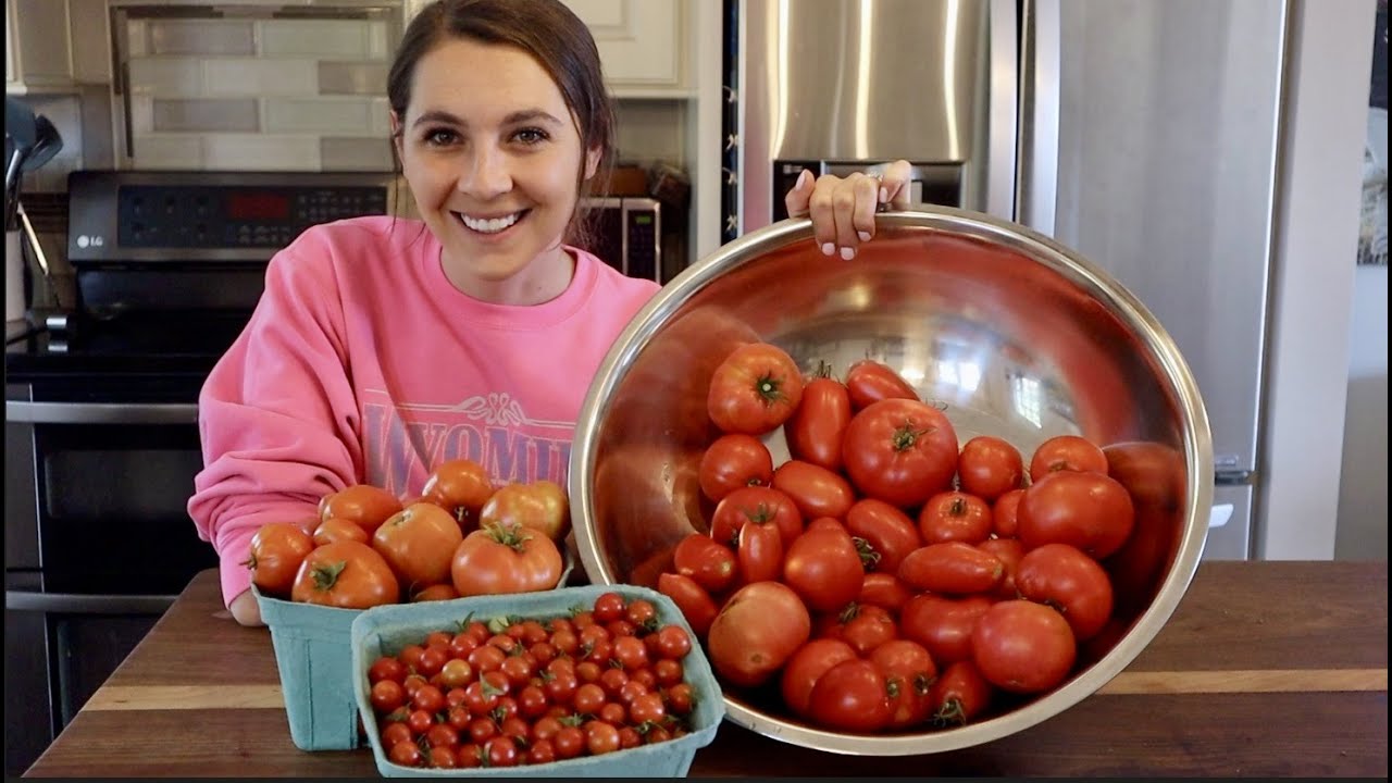 A Garden To Table Dinner Using The Ingredients In The Pantry