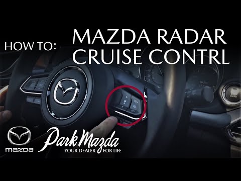 mazda radar cruise control warning light