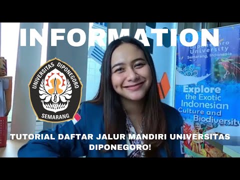 TUTORIAL DAFTAR LEWAT WEBSITE JALUR UJIAN MANDIRI DI UNIVERSITAS DIPONEGORO (UNDIP) #2