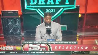 The 49ers draft Trey Sermon at #88