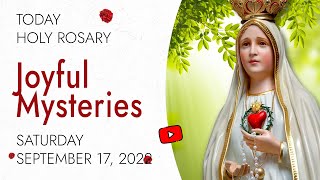 Rosary Saturday🌹Joyful Mysteries of the Rosary🌹September 17, 2022  PRAY ALONG VIDEO