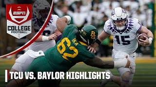 TCU Horned Frogs vs. Baylor Bears | Full Game Highlights