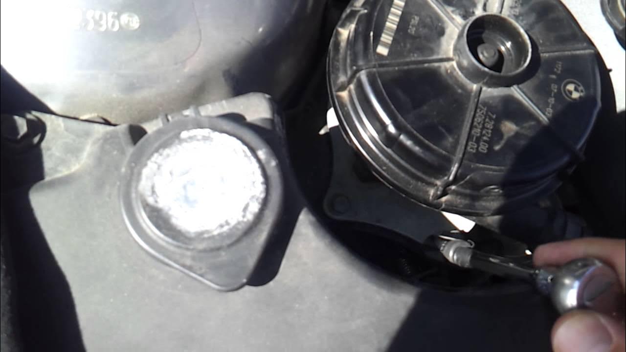BMW E46 secondary air pump removal YouTube