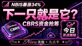 NBIS暴涨34%验证AI算力逻辑！CBRS财报来了，下一只AI牛股会是它吗？#NBIS #CBRS #AI算力 #美股