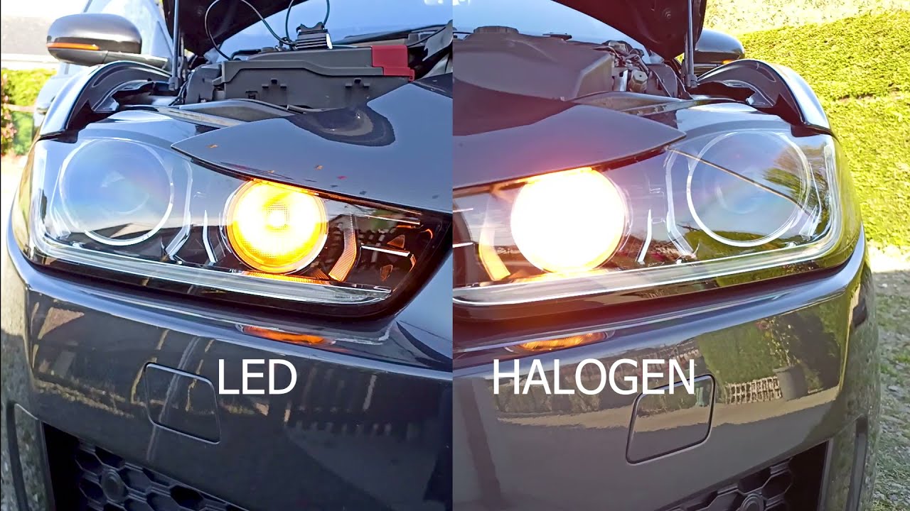 Jaguar XE LED indicators, front and rear YouTube
